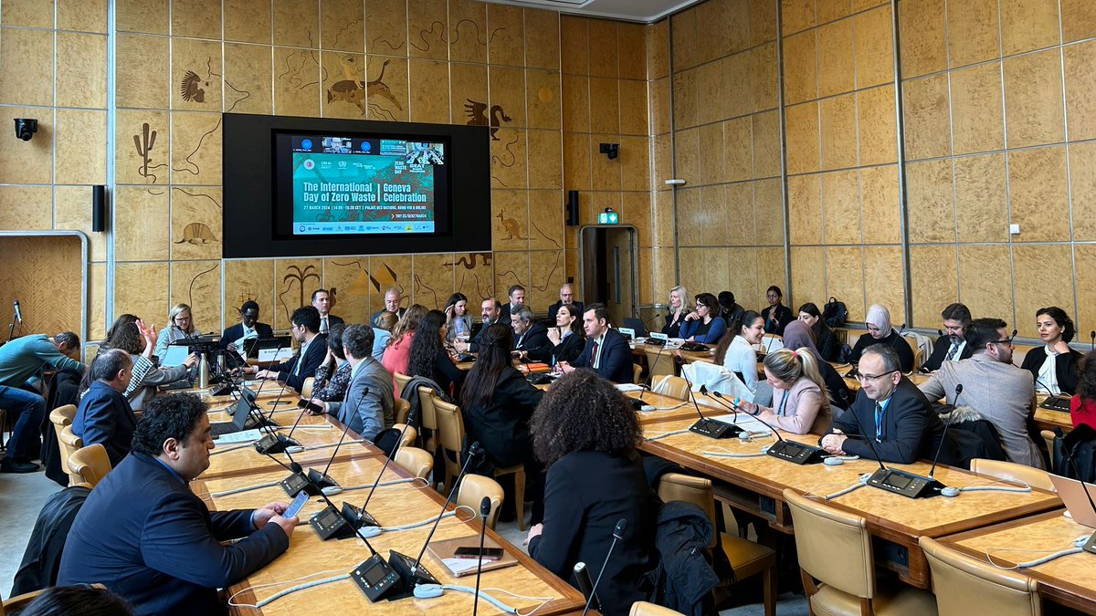 @TC_BMCenevreDT @UNEP_Europe @ISWA_org @unep_ietc @brsmeas @UNECE @globalcitieshub @UNHABITAT @UN_SPExperts @KonyaInt #Live now! On the occasion of International #ZeroWasteDay, this celebration in #GENeva raises awareness of the importance of the #ZeroWaste approach in tackling the #pollution crisis. ▶️ tiny.cc/GEN27Mar24 🎥 youtube.com/watch?v=GiSTl6…