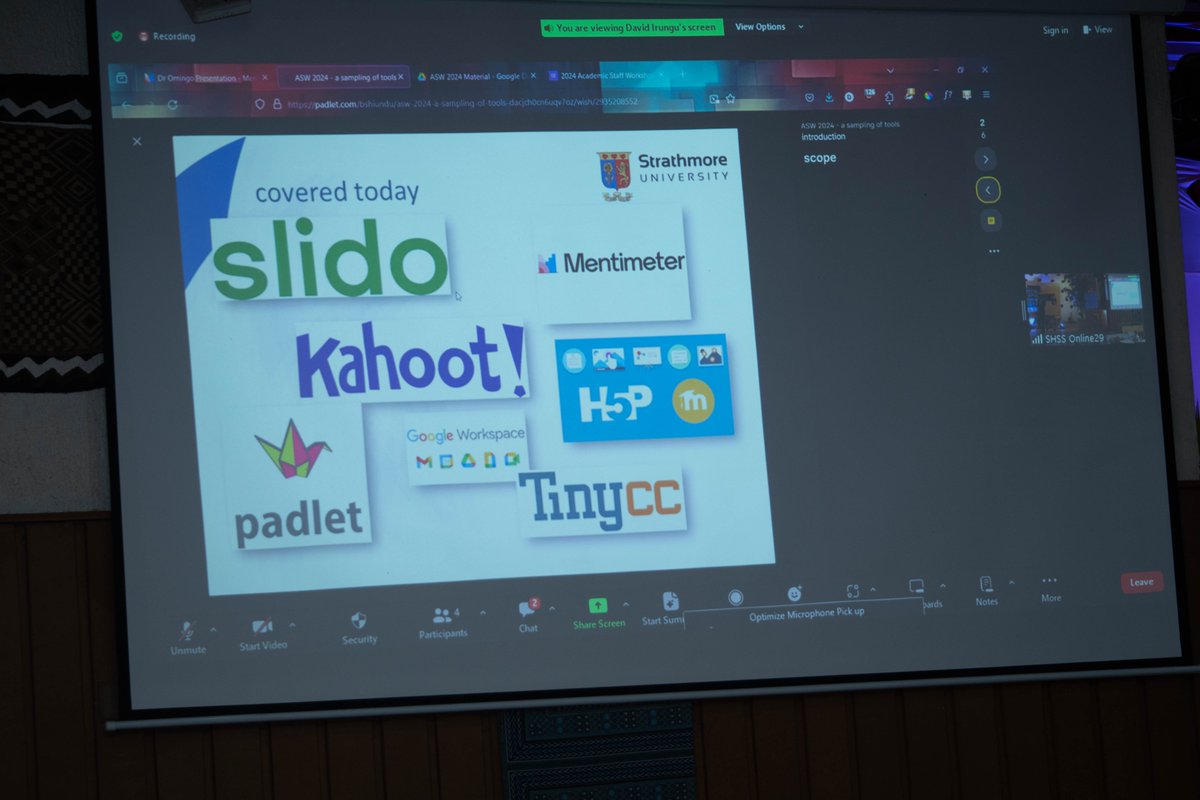 StrathU's tweet image. Here are a few digital tools that can enhance collaboration, engagement, and productivity in class.
#AcademicWorkshop