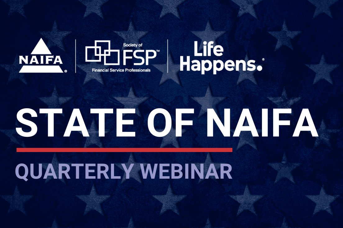 Join NAIFA leaders on April 11 for our 2024 Q2 State of NAIFA webinar. NAIFA President Tom Cothron, CEO Kevin Mayeux, and SVP of Government Relations Diane Boyle. This webinar is open to everyone. Register today! hubs.ly/Q02qQ2Bs0 #NAIFAproud #Agent #FinancialProfessional