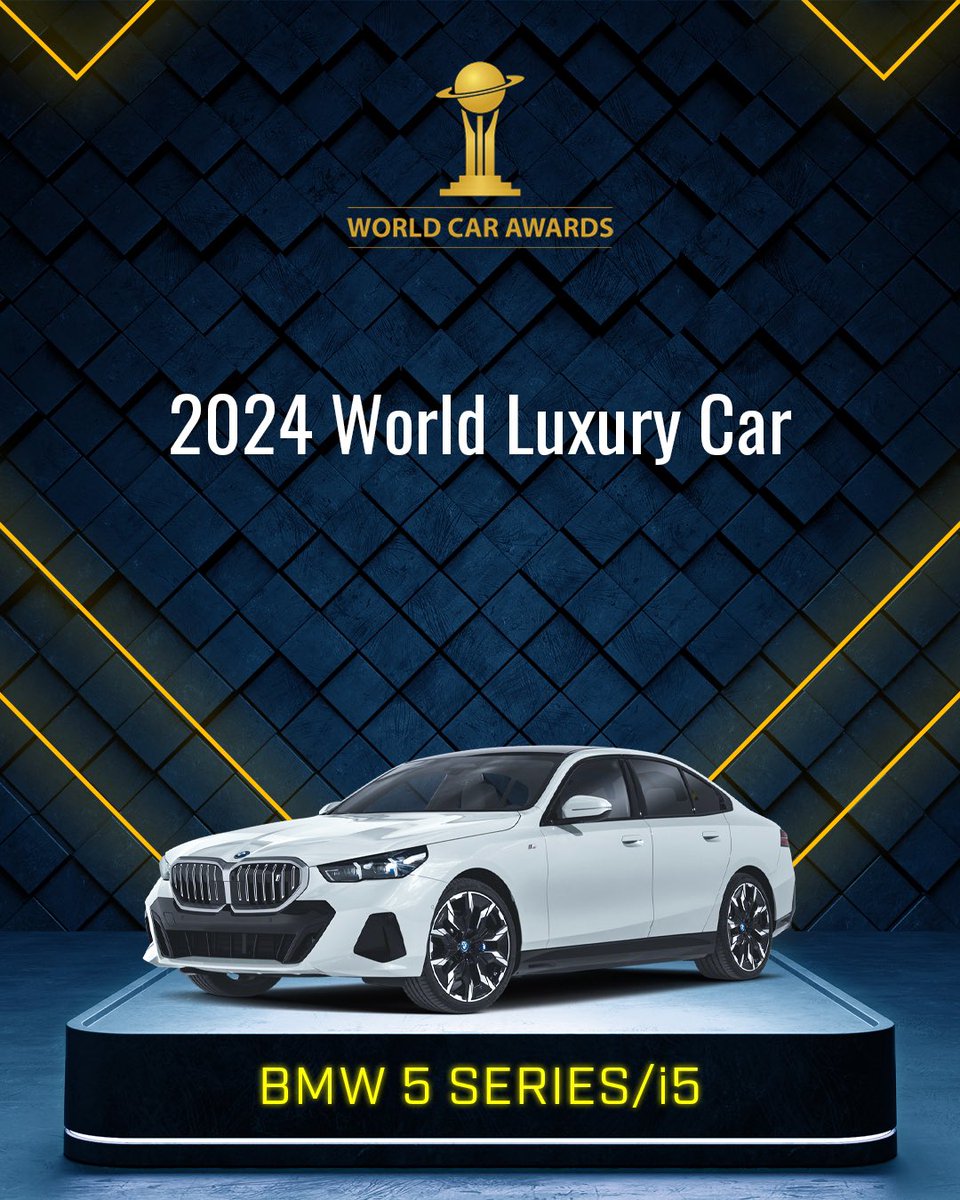 El ganador al mejor auto de lujo del mundo, el World Luxury Car en los @WorldCarAwards 2024 es el @BMWMex Serie 5. ¡FELICIDADES! @NYAutoShow