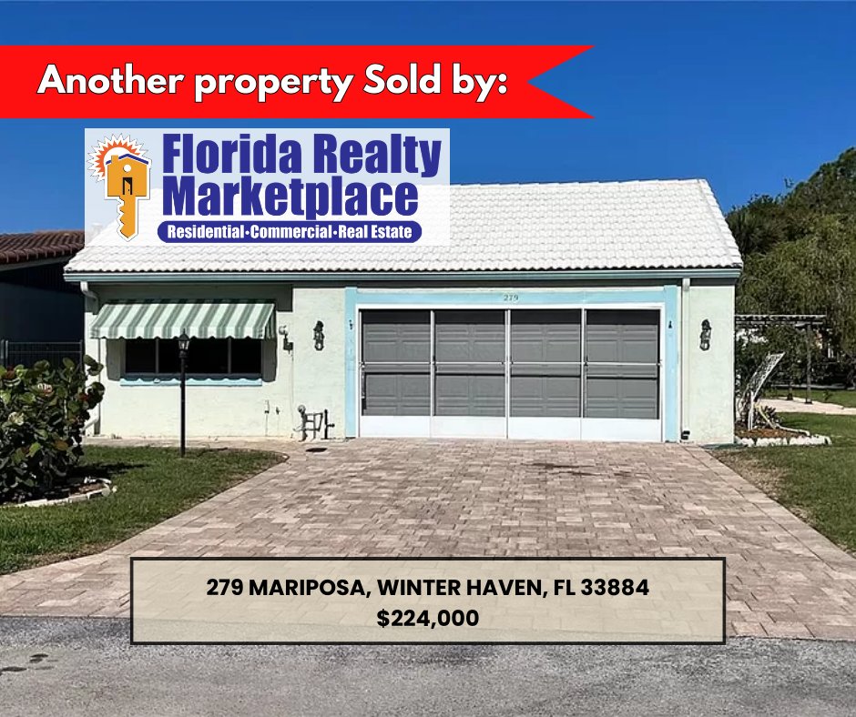 Another Home Sold by Florida Realty Marketplace!
Call 863-877-1915 for us to help you with buying or selling your home!

#soldhome #Floridarealtymarketplace #winterhavenfl