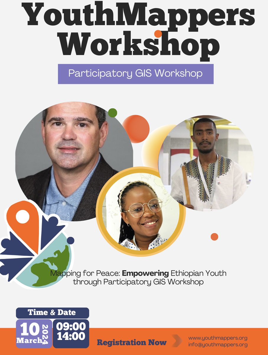 🌍 Participatory GIS #Workshop in #Ethiopia! 🗺️ 📅 Save z Date: April 10-12, 2024 📍 4kilo, AAU Unlock geospatial technologies for sustainable development, citizen engagement, & evidence-based decision-making. Join experts from, @youthmappers for an empowering workshop!