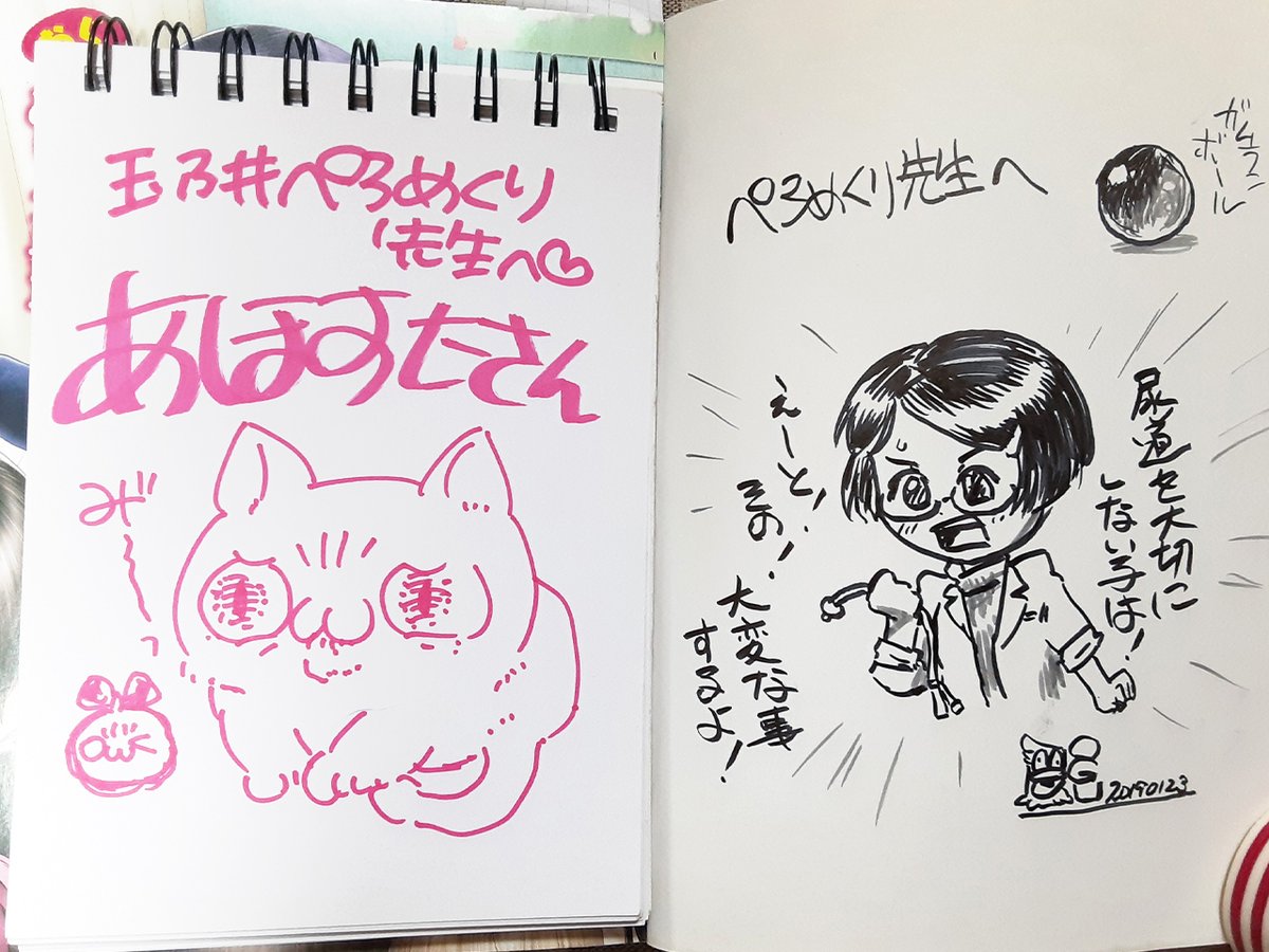 あほすたさんとおぐさんのサイン ならべてかんせーされたかんある(まんぞく)☺️@AFOSTAR02 @oshikkosensei 