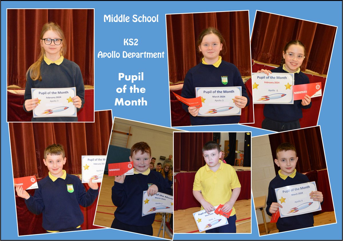 Congratulations to all our Key Stage 2 pupils who received their Pupil of the Month certificates. A big thank you to The Pizza Company @Company_Pizza for their very generous donation of Pizza Vouchers for all our winners.