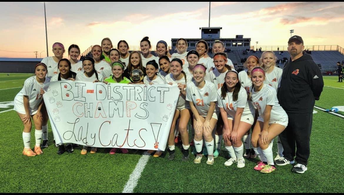 Congrats to Bearcat and Ladycat soccer - both Bi-District CHAMPS! 🙌 ⚽️ Ladycats 7, Everman 0 ⚽️ Bearcats 3, Arlington Heights 0 Area Round matchups will be later this week! #allinaledo #growinggreatness