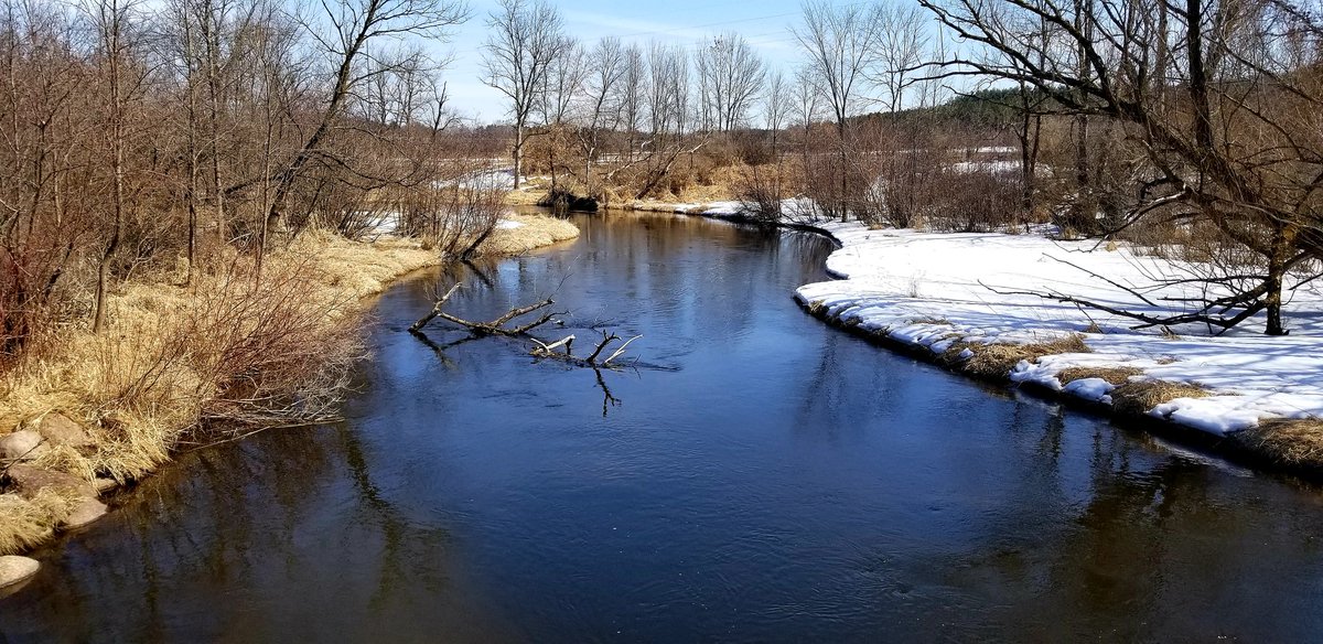 Good morning everyone, happy Wednesday! It's starting to look more like spring around here. We have some grass, some open water... Wait, who put that snow there? 🤨 Get that outta there! 🤦‍♂️😜😂 Have a great day my friends! 😊