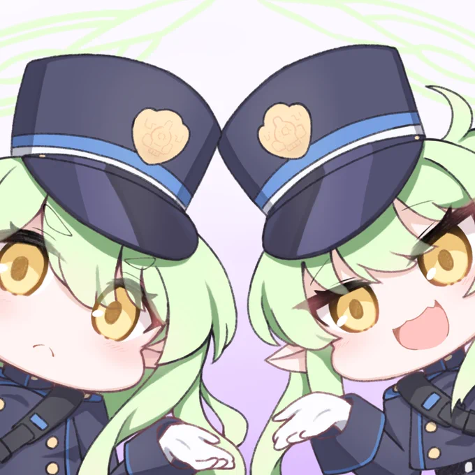 ハイランダーの双子ちゃん!#ブルアカ 