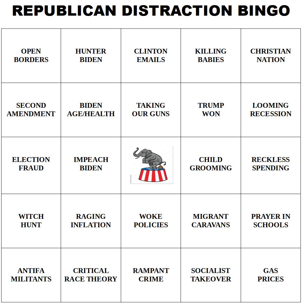 This is so much fun, fill in the boxes and winners get a choice of Schlumper golden sneakers, Schlumper steaks (old and moldy), Schlumper pseudo christian bible, or a ticket to see orange man in a prison cell. Which one would you choose? #GOPbingo #VoteOutTheGOP #ProudBlue