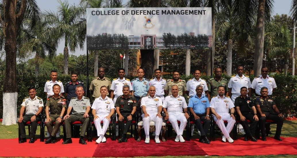 Adm R Hari Kumar, #CNS, shared profound insights with #FutureLeaders of #IndianArmedForces at #CDM_IDS. Stressing the significance of reading & networking for a comprehensive understanding of #geostrategic dynamics, he highlighted the #maritime essence defining a nation's…