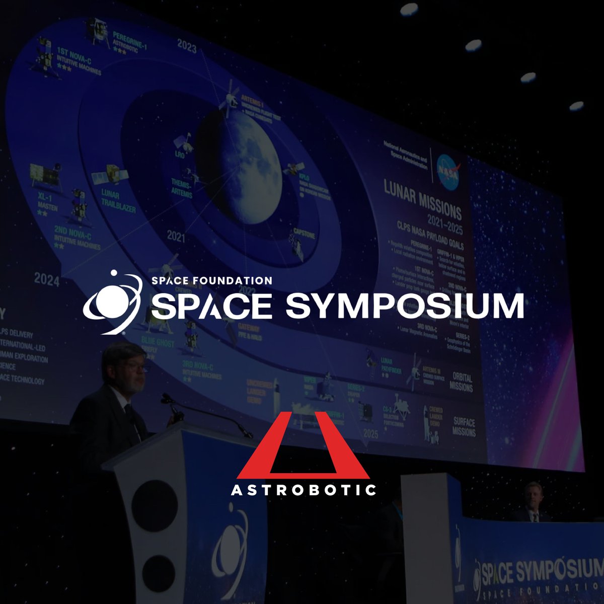 Planning to attend Space Symposium 2024? So are we! 🚀✨ Complete this from to connect with an Astrobotic representative during the April 8-11 conference: buff.ly/43BfFLr