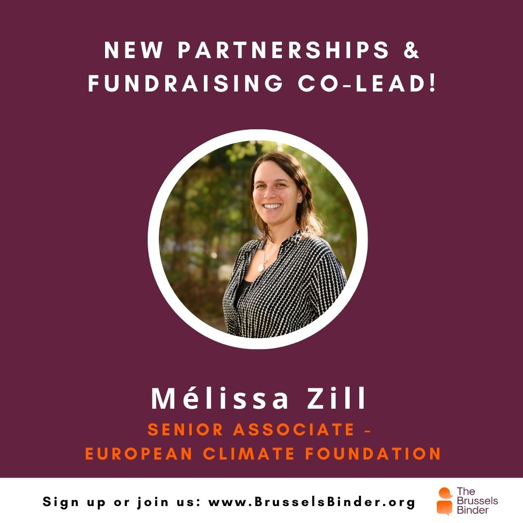 Happy to announce that @melissa_zill has joined us as the other new co-lead of the partnerships and fundraising working group! Welcome to the team 🙌