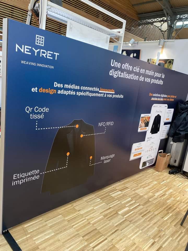 NeyretTextile's tweet photo. #Event 

Jour J du salon #MadeinFrance @PremiereVision au Carreau du temple à Paris !

Retrouvez-nous stand A14 🤝🏻

#neyret #neyrettextile #tracabilite #Digital https://t.co/KmCN8JXYN1