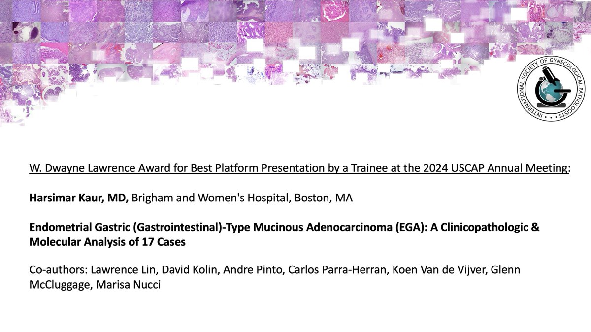 Congratulations to recipients of ISGyP Awards at #USCAP2024 !