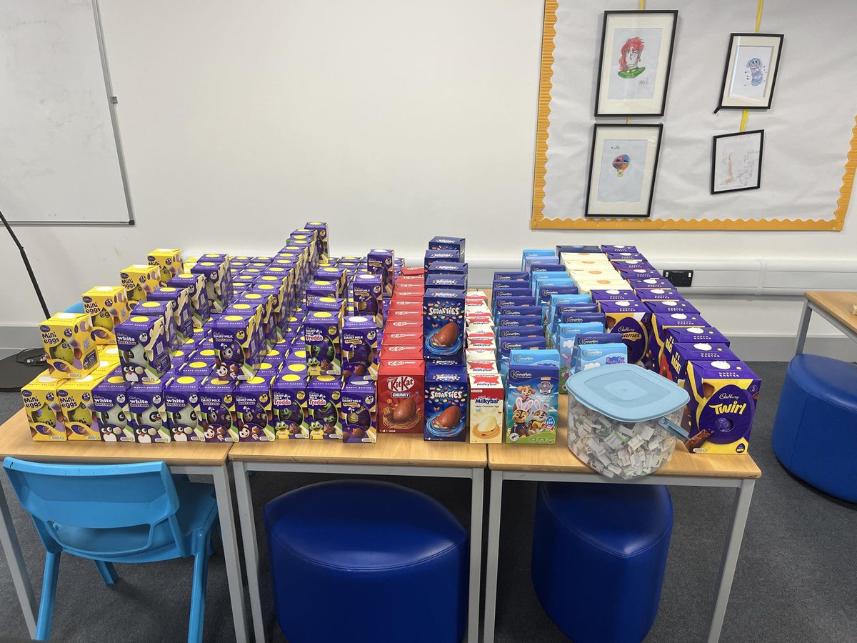 Easter raffle ready! Thank you PC Snack Shack 😊