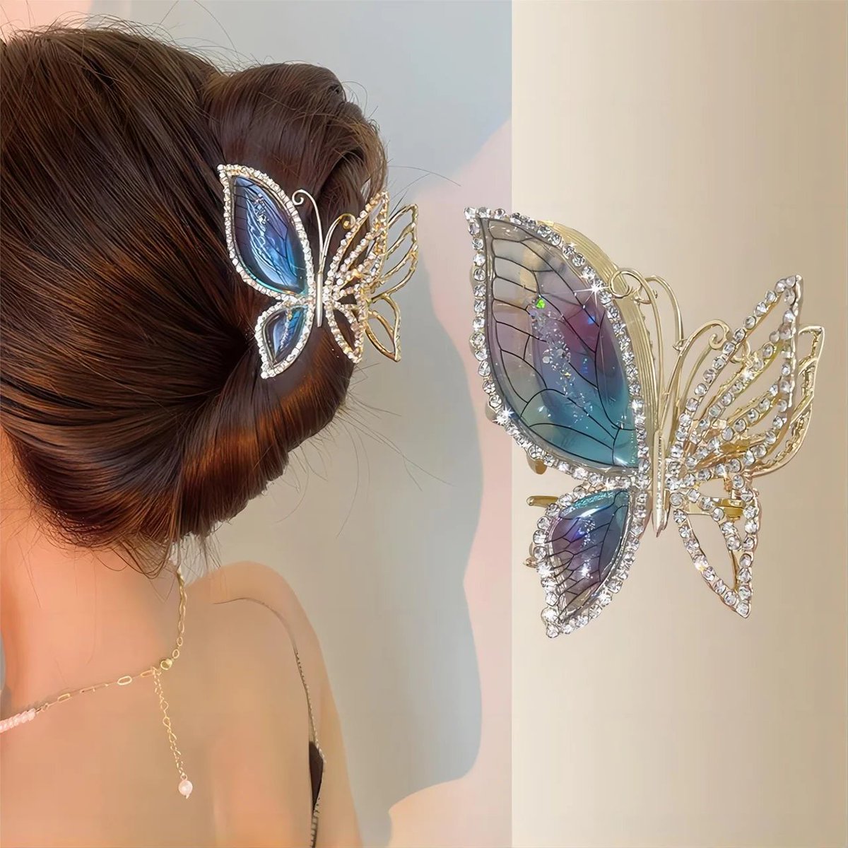 prettiestavenue's tweet photo. 🦋 butterfly claw clip https://t.co/8tsBD8SPEa