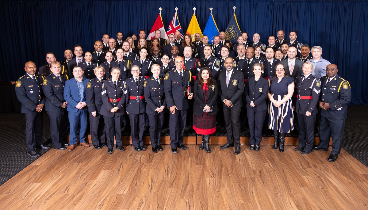 Some things are worth celebrating twice! 1 month ago @PeelPolice recognized members who took on new roles through #advancement. I am incredibly #proud to be part the #CorporateServices team & shine a light on this talented group who are invaluable to all we do. #Finance #HR #MMC