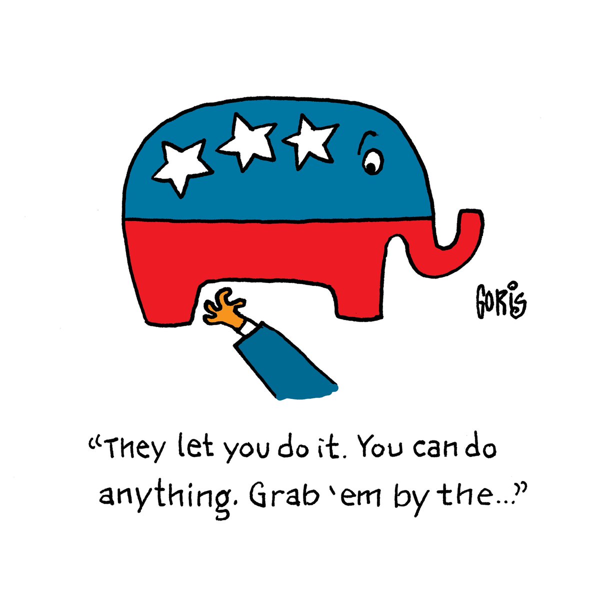 DennisGoris's tweet photo. The big grab. #GOP #RNC #grabem https://t.co/PBppTO6Zqw