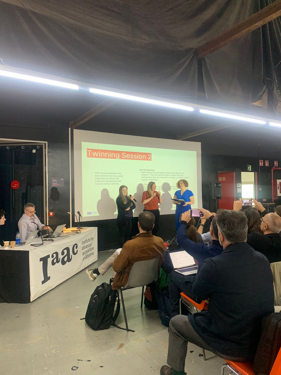 3rd day✅

#GreenInCities Consortium has wrapped up the final day of the KoM at <a href="/IAAC/">IAAC</a>

Last sessions served to finalise with style the three-day assembly. This has just started! Follow #GreenInCities and join us in this journey of urban regeneration, co-creation &amp; innovation ☘