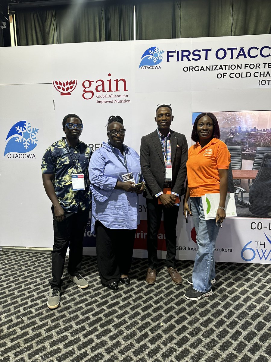 #HappeningNow 

GAIN is actively participating at the 6th West Africa Cold Chain Summit and Agrofood Exhibition 2024 where we are contributing to creating a robust ecosystem that supports and accelerates the growth of agricultural cold chain ventures.

#ColdChain  #WACCSE2024