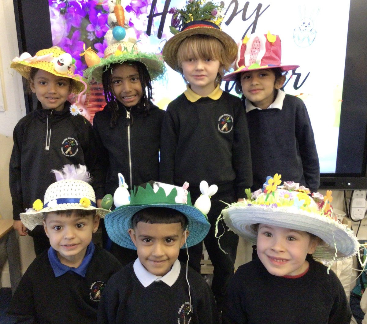 One of the best events of the school year - The Easter Bonnet Parade - and one that families of all backgrounds in our brilliant, diverse community join in with and support in the name of fun and tradition. Truly joyous! :-)