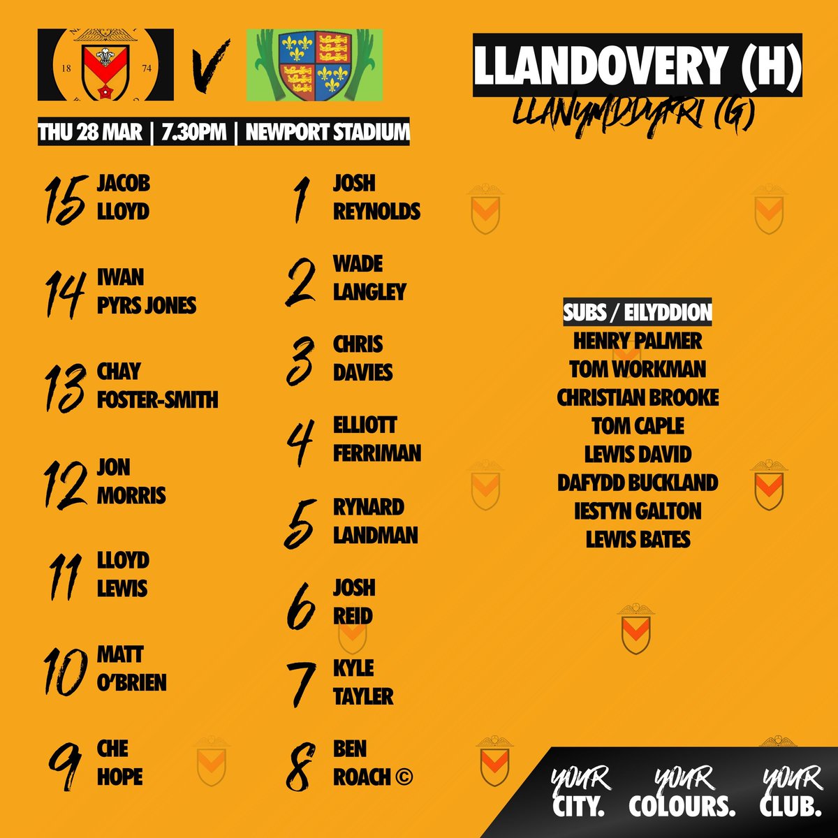 NewportRFC's tweet photo. Aiming to leapfrog the Drovers into top spot... ⚔️ 

#COTP #YmlaenCasnewydd https://t.co/M88uW2Yl9y