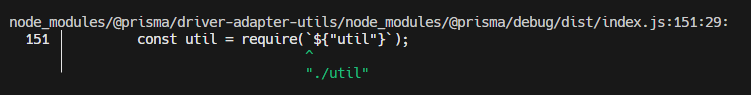 CloudflareWorkers+d1+prismaを使うとき、node_compat無しでこのエラーを回避する方法を見つけました。