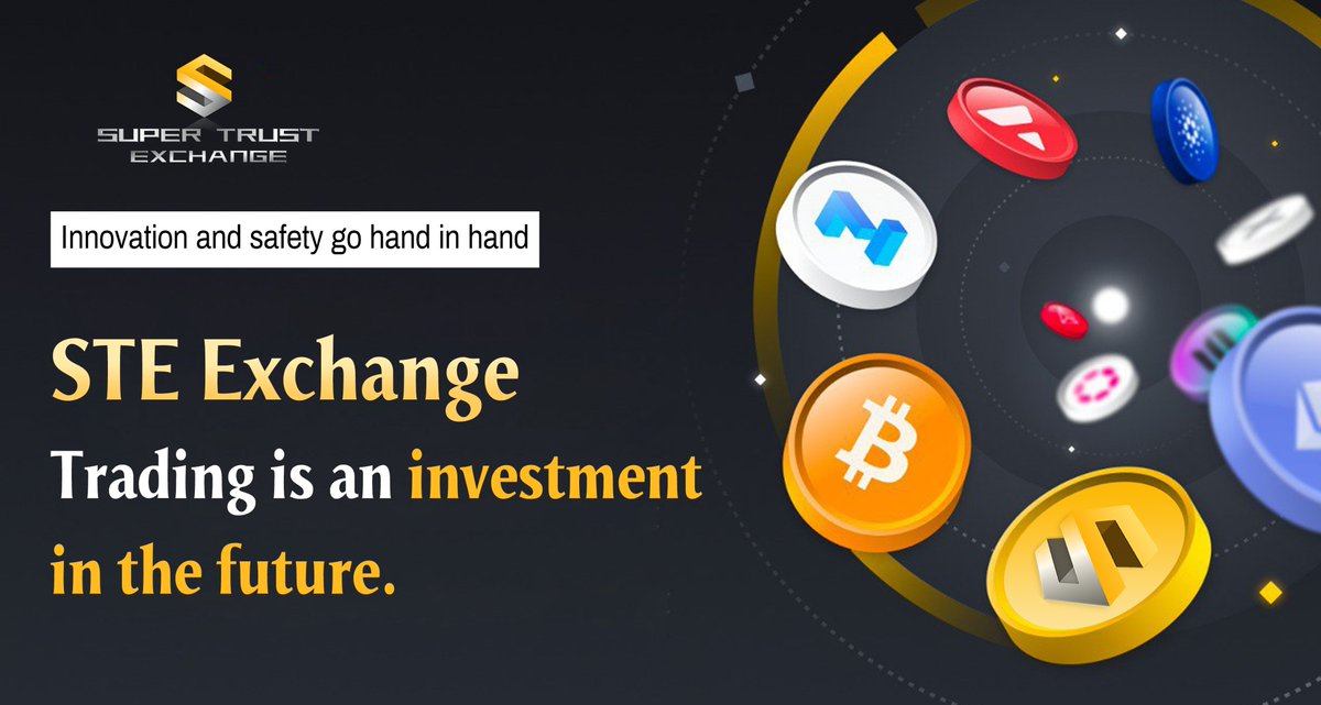 STE_EXOfficial's tweet photo. Dive into the future with STE Exchange! 🚀 Our unique insurance ensures your trades are always protected. 🛡️ Whether a beginner or a pro, enjoy a secure, fair trading journey with us. 🌐🌟 Join our global community for a win-win future! #STE https://t.co/96juhsGghw