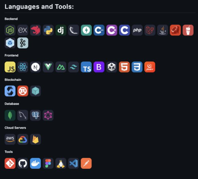 just updated my github, applying to roles in web3. what do you guys think about my experience! ? anything im missing? : )