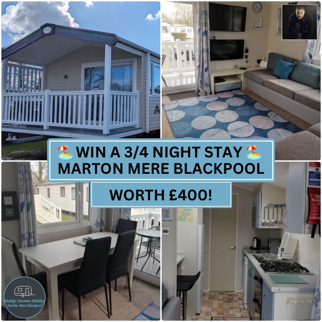 TheWiganRunner's tweet photo. 🚙  WIN  A  4  NIGHT  STAY  🚙
(Worth £400)

🚙 LIKE
🚙 RETWEET
🚙 FOLLOW @TheWiganRunner 🙋🏻‍♂️
&amp; @kaddys_caravan 🚐

#Win a 4 Night Stay in a VIP Caravan 🚙 upto 6 people 👨‍👨‍👦‍👦  in 2024 📆

Good luck 🙂👍🏻

📆 Winner Sunday 📆 

#Competition #GiveAway #Holiday #Contest #Prize #Retweet https://t.co/p5gy9g21b1
