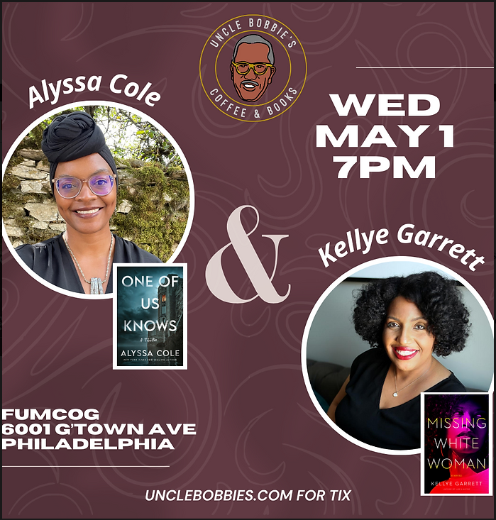Been wracking my brain to think of a cool name for @alyssacolelit and my East Coast mini Book Tour. I keep coming up short. (Let me know if you have ideas!) We'll be heading to Philly on May 1 to chat with fine folks at @UncleBobbies. Get tickets here: eventbrite.com/e/uncle-bobbie…