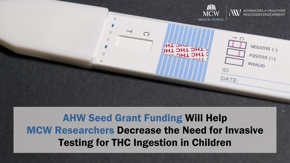 ahwendowment's tweet image. Read how AHW #seedgrant funding will help @MedicalCollege researchers validate rapid urine #THCtesting with high sensitivity and faster turnaround time, with an overall goal of reducing investing testing for THC ingestion in children: ahwendowment.org/AHW/Health-Foc…