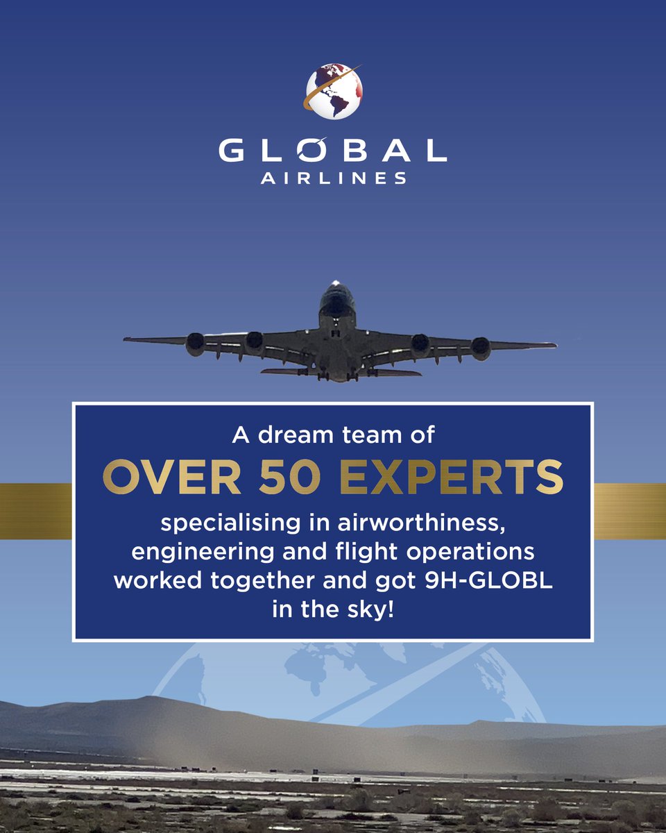 globalairlines's tweet photo. Hi Fly Vice Chairman, Commander Mirpuri leads the team of experts behind the A380 project.

He was at the controls of 9H-GLOBL on that cloudy, windy day in Mojave last month.
#GlobalAirlines #HiFly #A380 #BestWaytoFly https://t.co/7BGVjdJAzD
