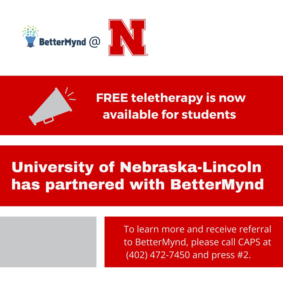 Take advantage of FREE teletherapy that is now available for students!