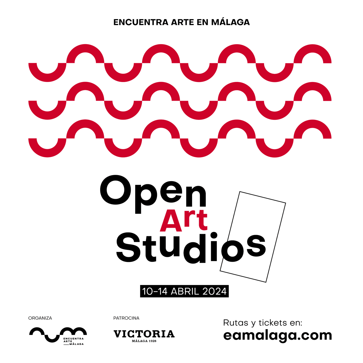 ¡Llega Open Art Studios!

🎨 Explora galerías, tiendas de arte y centros de producción artística local. Seis rutas guiadas para sumergirte en la Málaga cultural.

🗓️ Del 10 al 14 de abril
🎟️ + info y tickets en eamalaga.com
🤝 Patrocina: @cervezavictoria