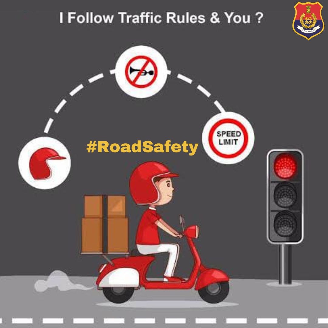 'Respect the road, follow traffic rules. #Safety on the road begins with obeying the rules.'                                                         #Speeding    #SafeDriveForPreciousLife