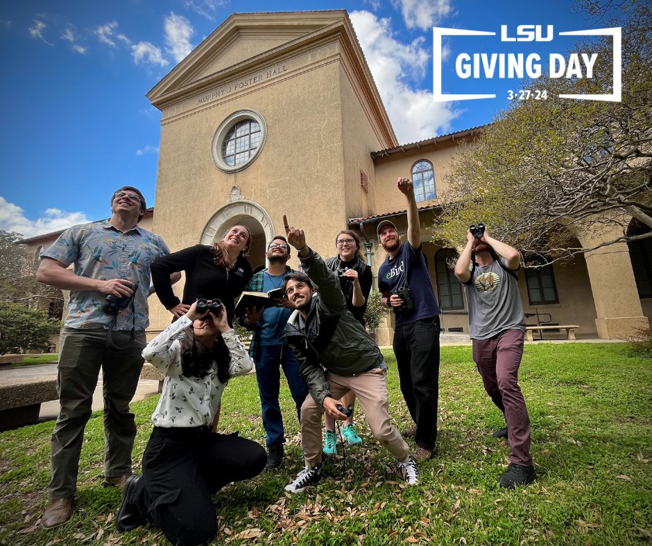 🎁 Your gift could be the one that makes us hit 50 donors, triggering $1K for the LSU Museum of Natural Sciences @LSU_MNS and $500 for the Ornithology Student Fund.✨ Join the Versa & Bill Stickle Challenge on this #LSUGivingDay24. #GeauxGive at givingday.lsu.edu/pages/college-…