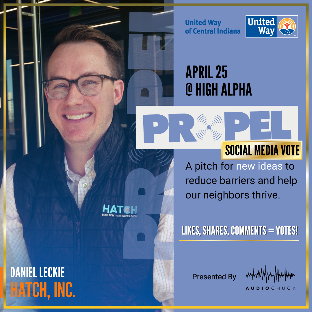 From now until Thursday, March 28, the organization with the most engagement on their designated post will win a spot to pitch their innovative programs for a chance to win funding!

Want <a href="/HatchforHunger/">HATCH</a> to pitch at Propel? Vote for them with a ⤵️

💬 COMMENT
👍🏻 LIKE
🔁 SHARE
