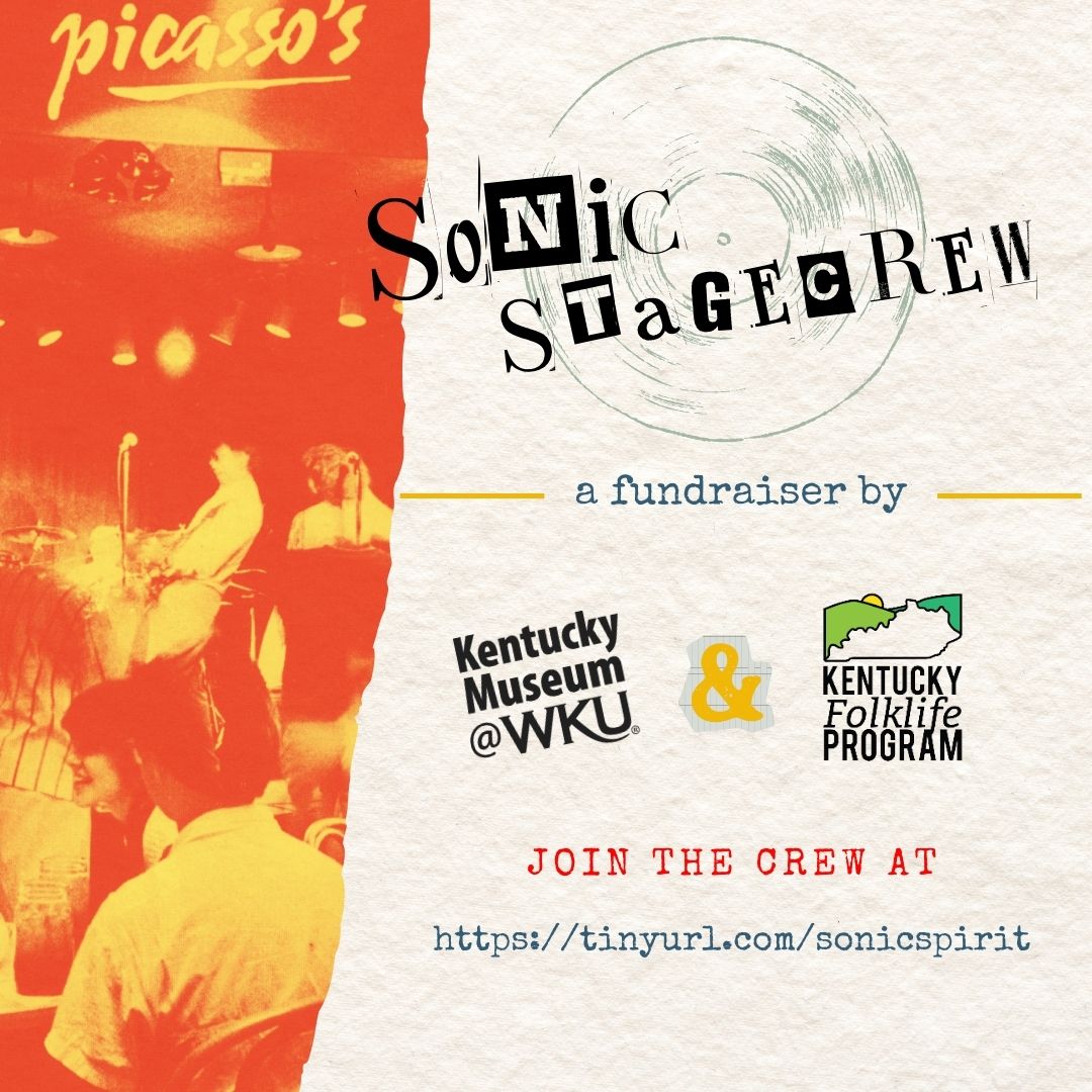 It's here! We are thrilled to announce the SONIC STAGECREW, a fundraiser to support Sonic Landscape, an exhibition of Southcentral Kentucky's musical heritage opening in May 2025. Learn more and make a gift here: tinyurl.com/sonicspirit @wku @VisitBGKy @VIPBowlingGreen