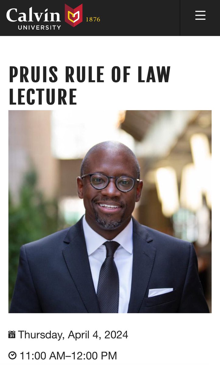 drantbradley's tweet image. I’m speaking on the campus of Calvin University next week on April 4th on “Justice as Vengeance: Unpacking Kuyper&apos;s Antirevolutionary Ideals in Modern Law Enforcement.” For more info: calvin.edu/calendar/event…