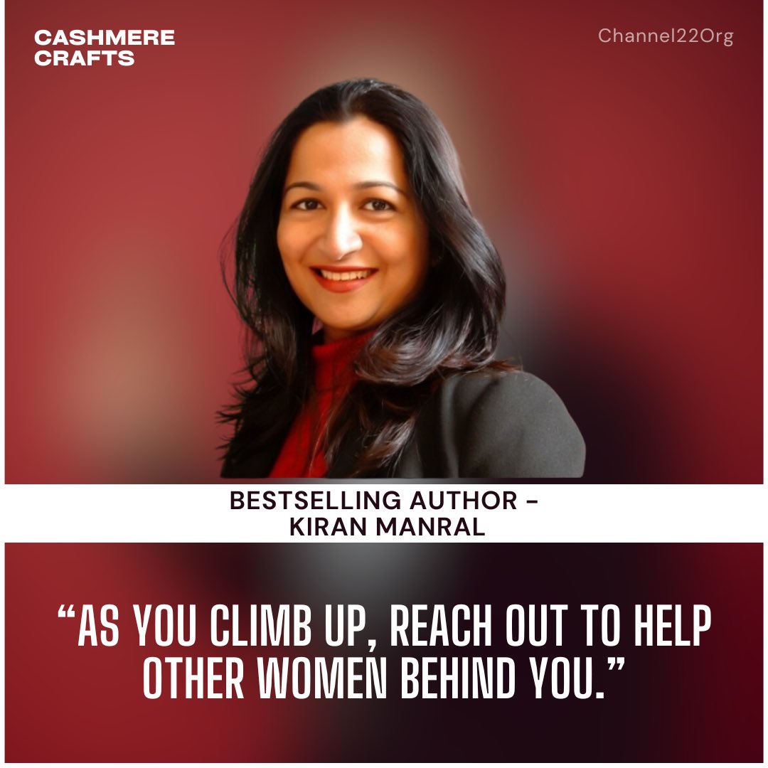 Our next <a href="/cashmerecrafts/">Ashiq Hussain</a> powered #SheSlays honouree is <a href="/KiranManral/">Kiran Manral</a> who is a queen, a diva &amp; a powerhouse all in one. Kiran writes captivating books &amp; champions women's rights! Facing challenges, her story is one of resilience. Three cheers for Kiran