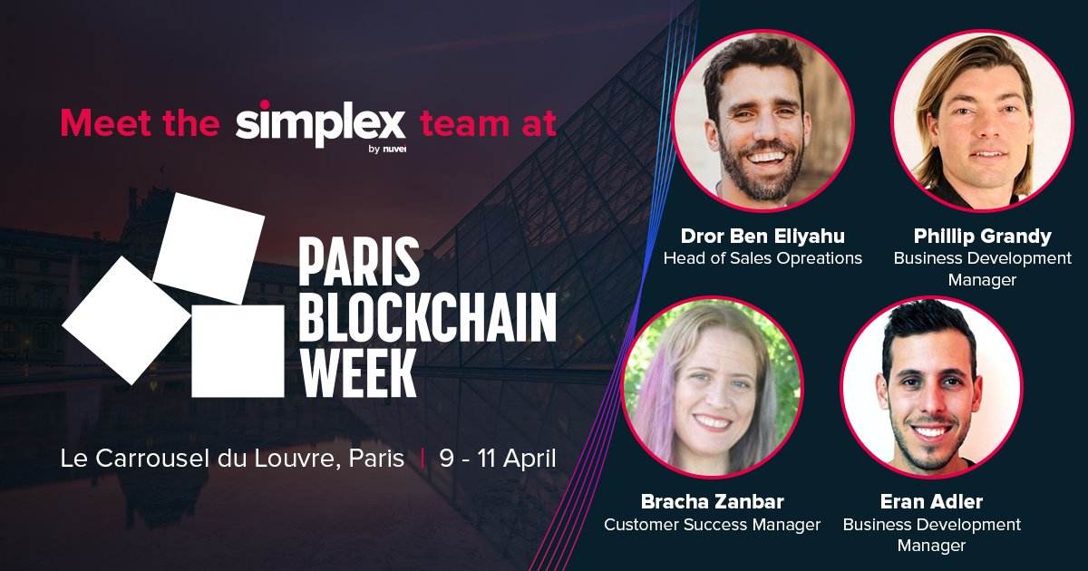 Meet the Simplex team at @ParisBlockWeek and explore how our seamless solutions empower millions to effortlessly buy digital assets. Discover why leading Web3 brands choose us for instant fiat-to-crypto conversion and unparalleled security. #ParisBlockchainWeek #Simplex