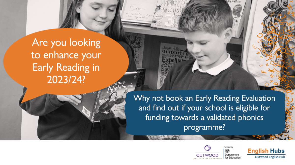 outwoodeh's tweet image. Is your school interested in recieiving funding and support to maintain excellence in phonics and improve outcomes in Early Reading?

👇Click the link below to check your eligibility for funding this academic year:
shorturl.at/kqtx9