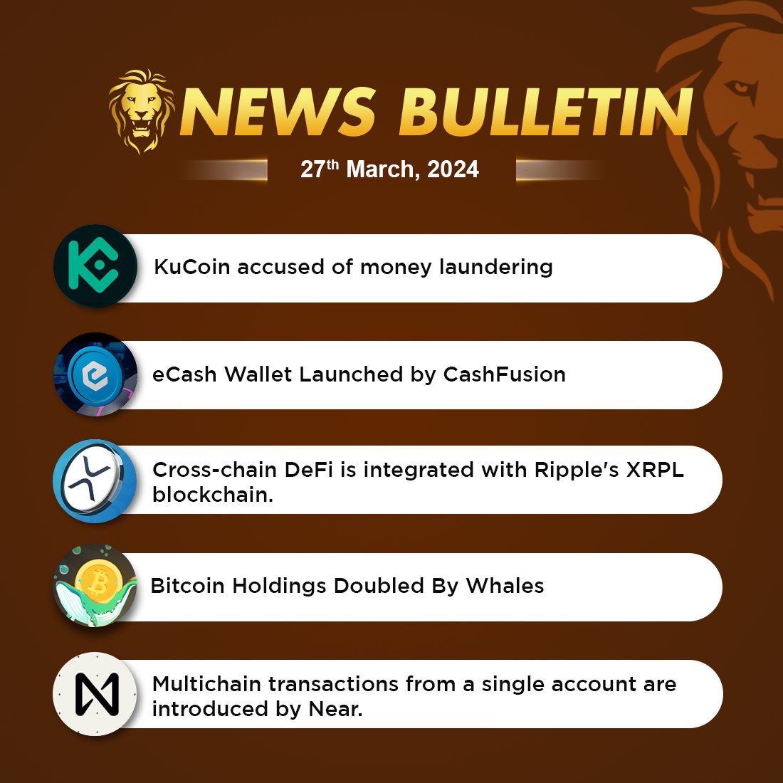 coin_gabbar_'s tweet photo. #CoinGabbar Latest News Bulletin: March 27th, 2024
Read More News: https://t.co/wH7cmRnSU7
#CryptoNews #Bitcoin #cryptoexchange #BTC #defimarket #ETH #Foreignexchanges #KuCoin #Crosschain #cryptocurrency #cryptoscam #cryptonewstoday https://t.co/xrOIQlsK3z