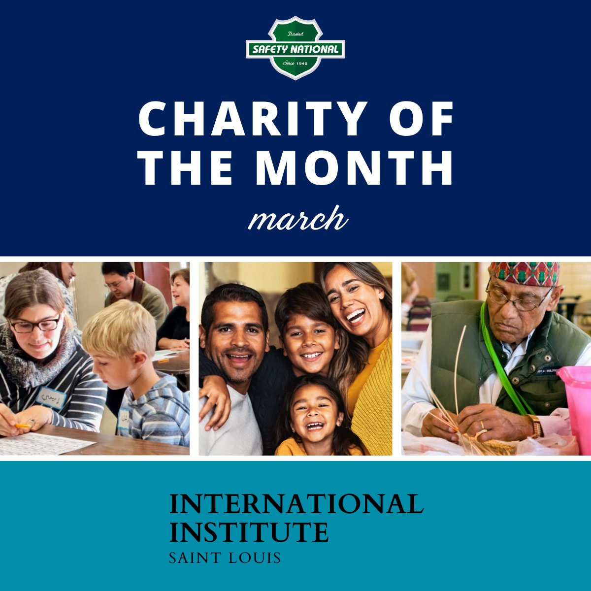 Join us in supporting our #CharityoftheMonth, @iistl! Our employees have chosen this incredible organization, which provides opportunities for immigrants and refugees to thrive in order to create a welcoming, prosperous, and healthy region for all. iistl.org/volunteer/