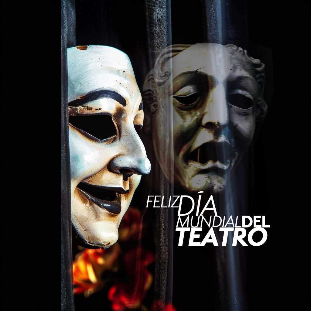 Feliz día a todos los que amamos el Teatro. Feliz #DiaMundialDelTeatro 🎭 Happy World Theatre Day! 👏 @teatrodelsoho @caixabank @academia_aaee #teatro #Theater #worldtheatreday #theatre