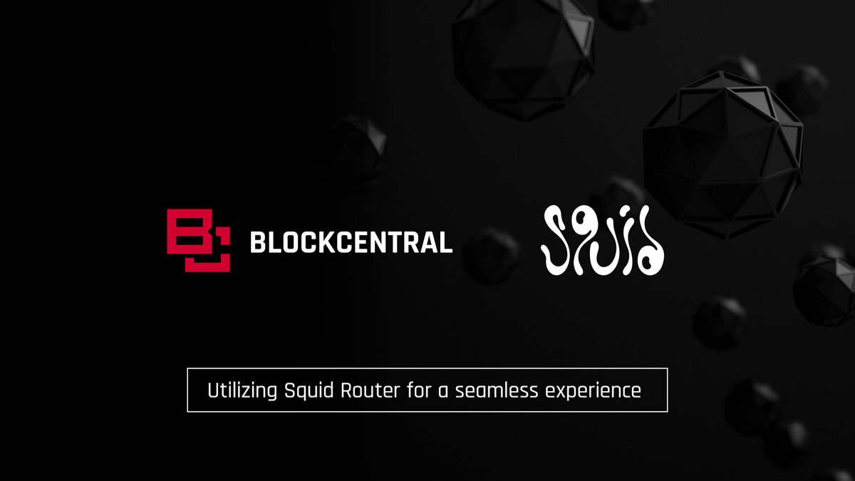 blockcentral_pa's tweet photo. Keeping it seamless with @squidrouter! BlockCentral ensures your cross-chain bridging is a breeze, fully integrated within our dapp. Stay in the BlockCentral ecosystem for all your transactions—effortless, secure, and without stepping outside.
#CrossChain #BLOC #BlockCentral #DeFi #OnPolygon