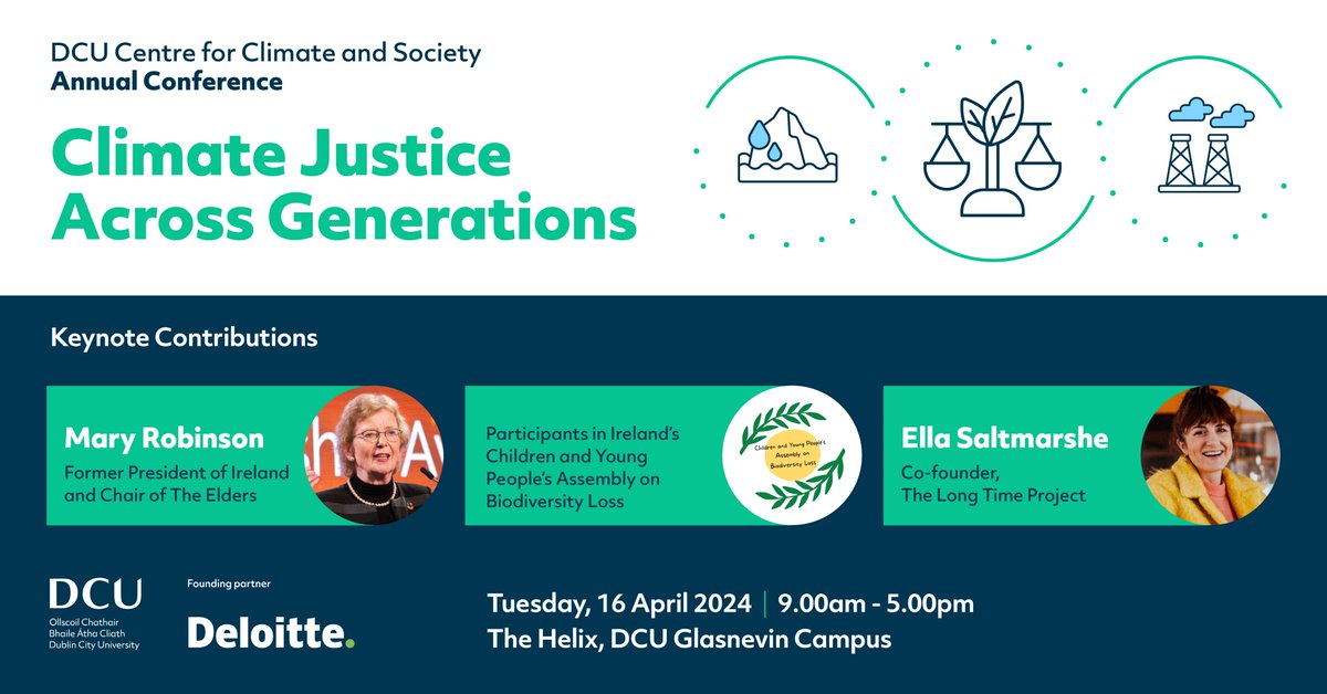 'The fight against climate change is fundamentally about human rights and securing justice for those suffering from its impact.' Mary Robinson has long been a #ClimateJustice champion. Hear her speak at our annual conference on 16 April. Register here: bit.ly/3wQW9ON