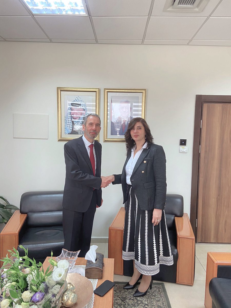 Just finished a fruitful meeting with H.E Dominik Stillhart/ head of MENA section in SDC, where we discussed the necessity for an immediate ceasefire, H. Aid, resuming UNRWA fund & recognition of🇵🇸