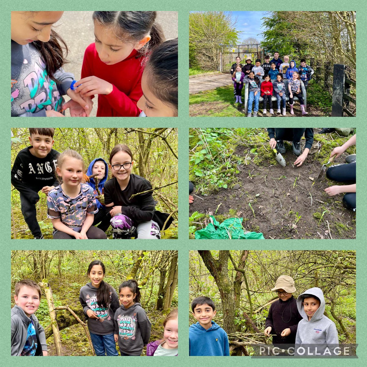 VYGA was back with a fully loaded session today! We planted wild garlic, completed a nature hunt, built mini beast shelters, moved some wood chips and planted some moss for our barefoot walk! Thank you all for joining in on todays session #UKSPF