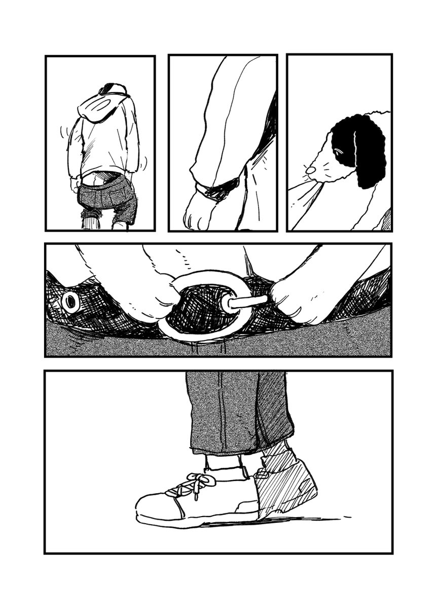 新刊「犬」の日本語版が無料公開されました。 
中国語版は4月14日に満満漫画フェスティバルに販売します。 気楽に読んでください🐶(1/11)